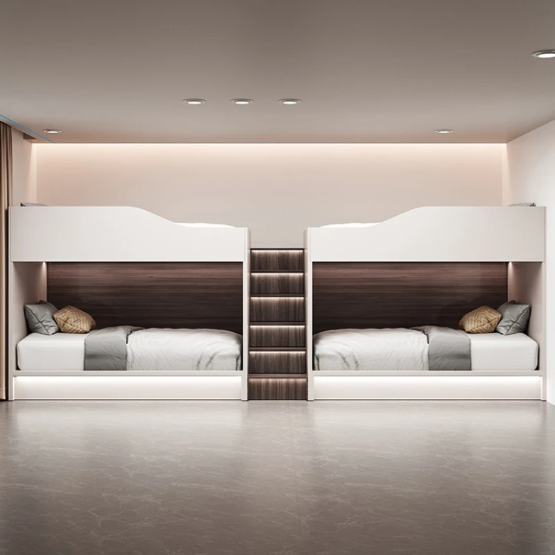 

Double Dormitory Bed Space Capsule Upper and Lower Bunk High and Low Youth Hostel Homestay Apartment