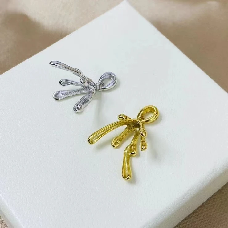 

Оптовая продажа, подвеска из стерлингового серебра 925 пробы, базовые крепления, фурнитура, детали, аксессуары для жемчуга 11-12 мм, 10 шт./лот