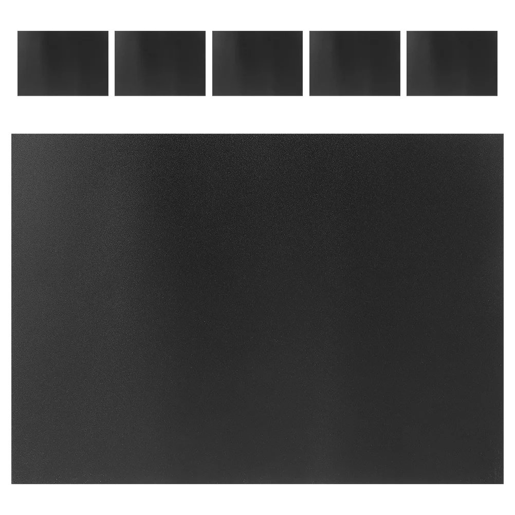 6Pcs Magnetic Dry Erase Chalkboard Boards Reusable Small White Whiteboard for Fridge Refrigerator Household Notes