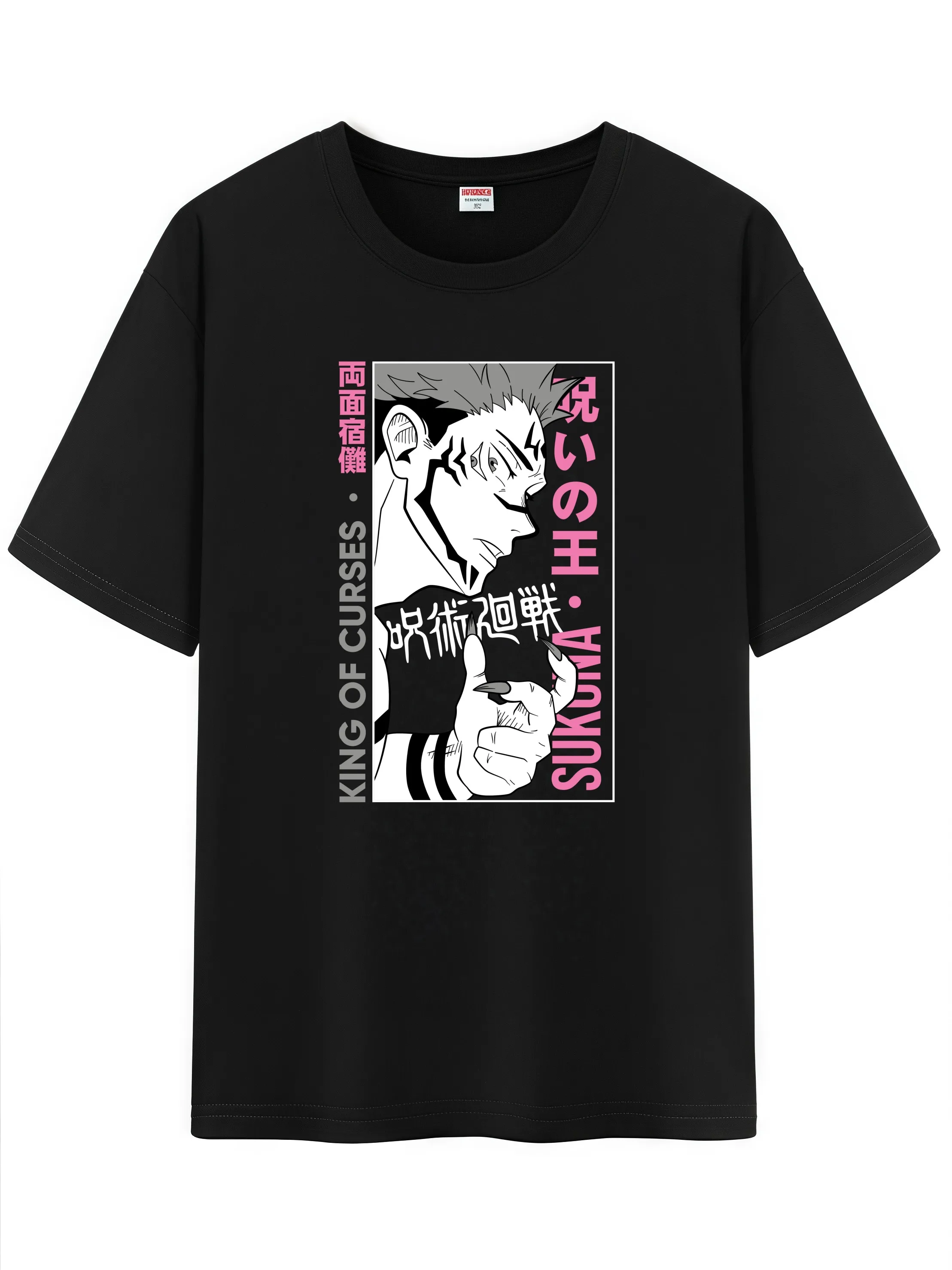 

Хлопковая футболка унисекс с рисунком персонажа аниме, футболка с короткими рукавами JJK Jujutsu Kaisen, впечатление персонажей