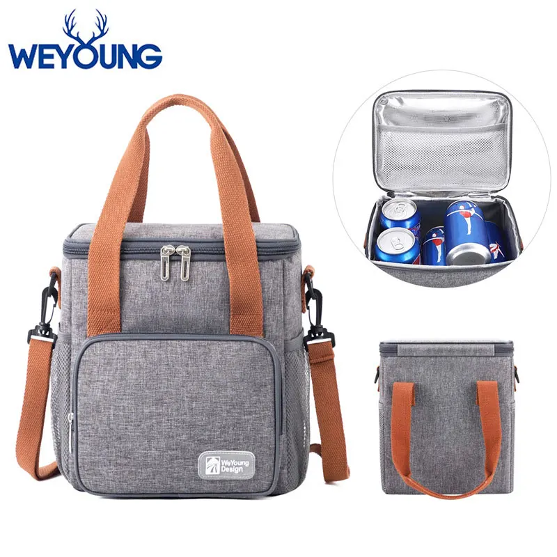 

Portable Thermal Cooler Bag Outdoor Picnic Food Snack Beverage Drink Fresh Keeping Organizer Insulated Lunch Box Zipper Knapsack