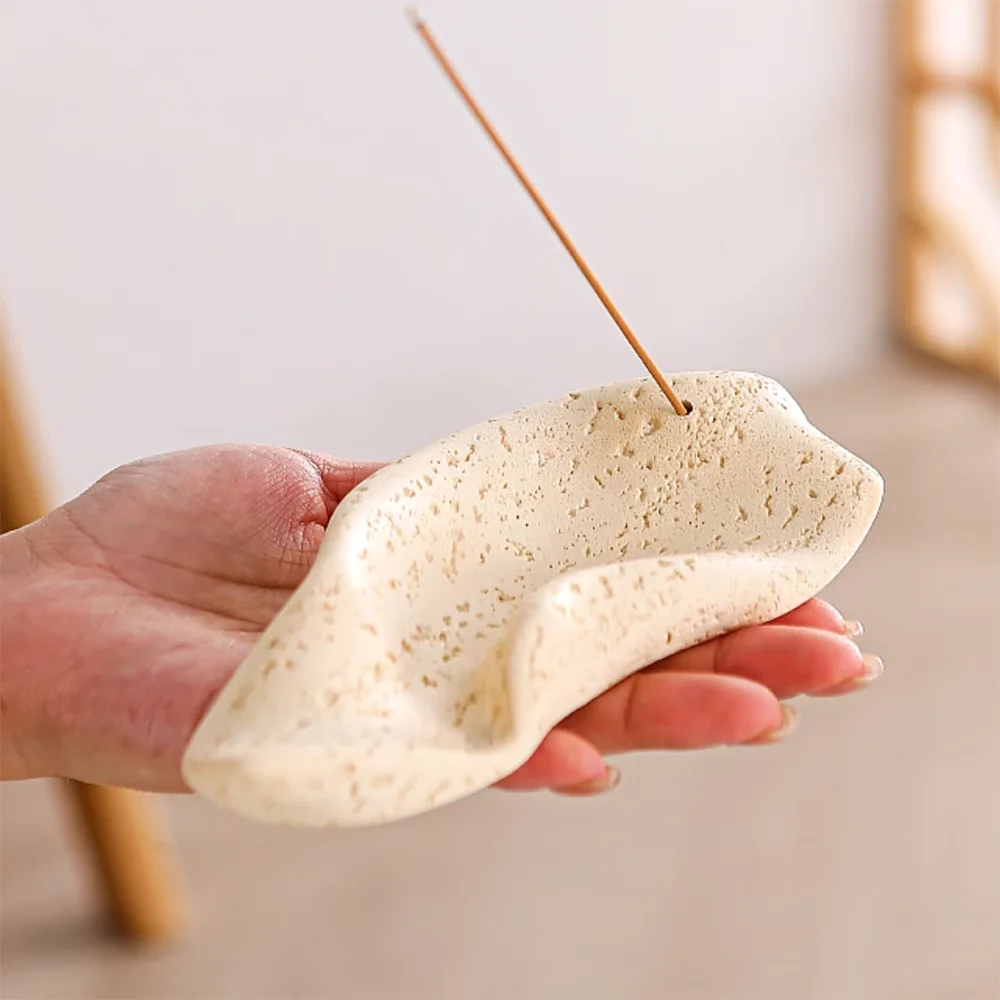 

Cement Incense Holder Mold, Silicone Mold for DIY Concrete Incense Holder – Unique Texture Craft, Scented Stick Tray, Art Mold