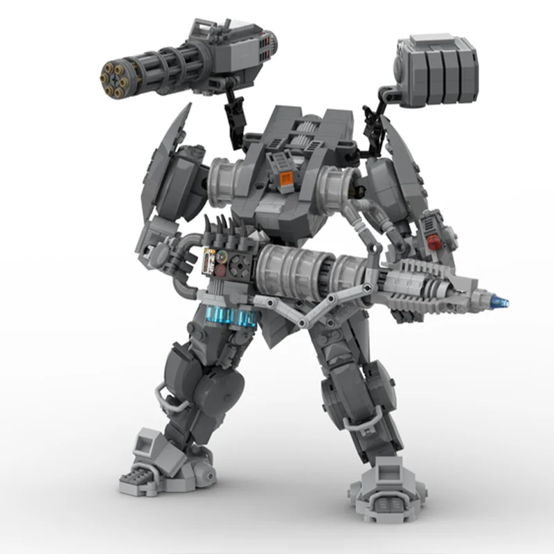 866 elementów MOC Dreadplate Platforma z ciężkimi broniami Model do składania Klocki DIY Prezent na Boże Narodzenie kreatywne zabawki pomysł Edukacja