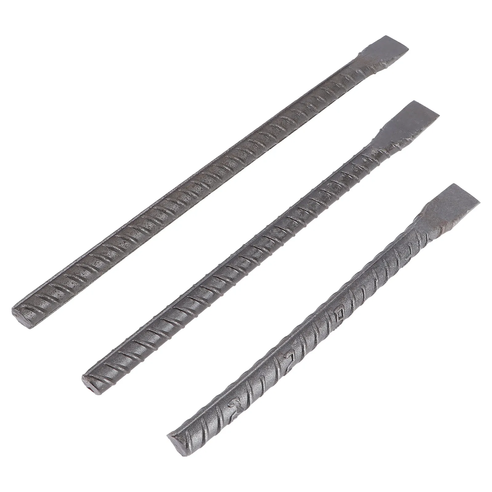 3Pcs Sturdy Cement Chisels Precision Ground for Cast Iron Steel Bronze Carving Demolition Concrete Breaking Masonry