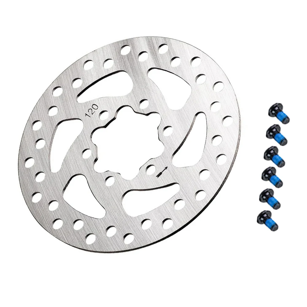 

Brake Brakes Brake Disc Brake 120mm 1pc 6-holes Silver Stainless Steel Wear-resistant New 6-holes MTB Bikes