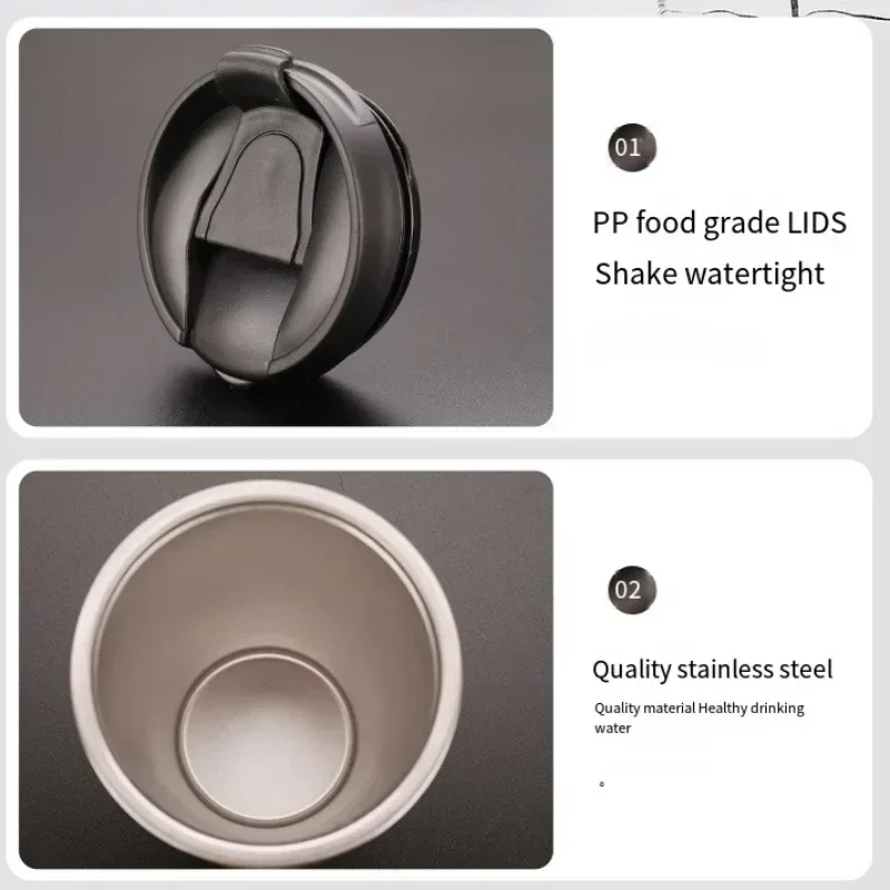 ステンレス鋼竹魔法瓶魔法瓶 16o 水ボトルフリップ蓋環境に優しいトラベルカップマグコーヒーカップボトル冷たさを保ちます