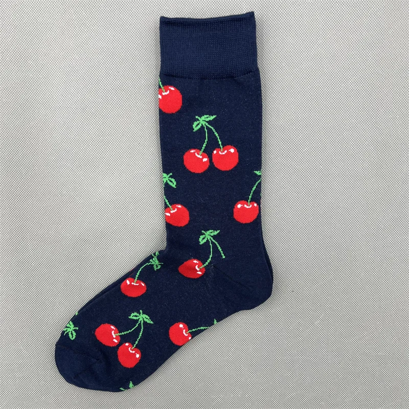 Women Happy Socks Novelty Crew Cotton Argyle Striped Rainbow Polka Dot Holiday