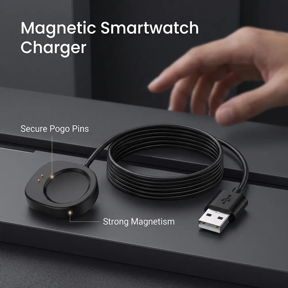 Magnetic Charging Cable For Amazfit T-Rex 3 / T-Rex Ultra / Balance / Balance 2 / Cheetah Pro / Helio Strap Magnetic Cord Charge view 4