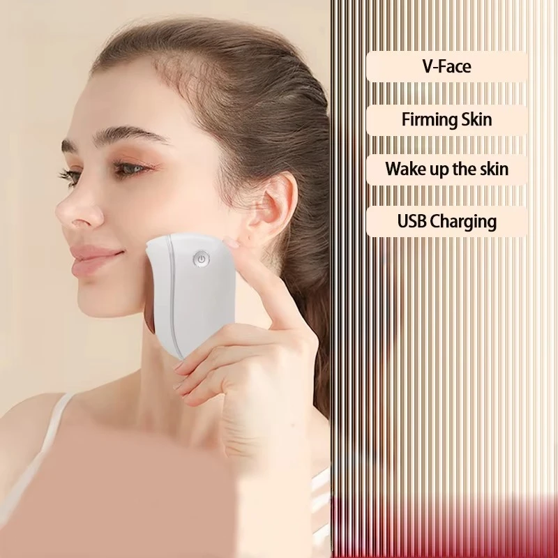 2025 Face Lift Massager Electric Guasha High Frequency Vibration 3 Speed Adjustable Guasha Beauty Instrument