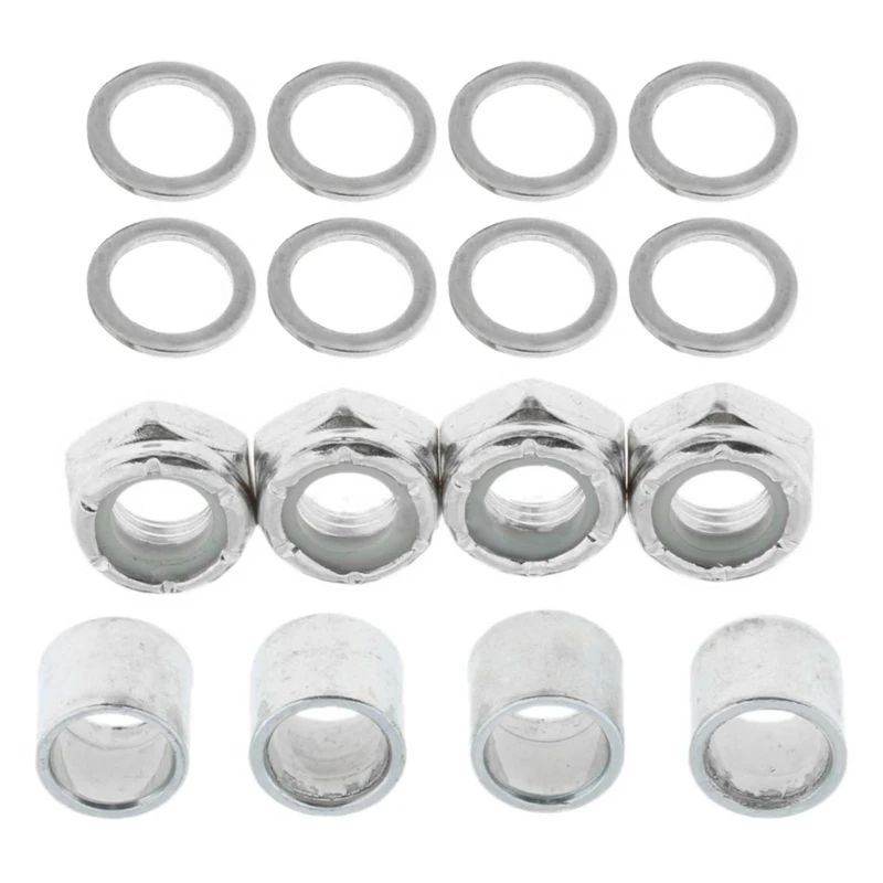 Metal Skateboard Bearing Spacer Truck Washer Set Standard Skateboard Accessory