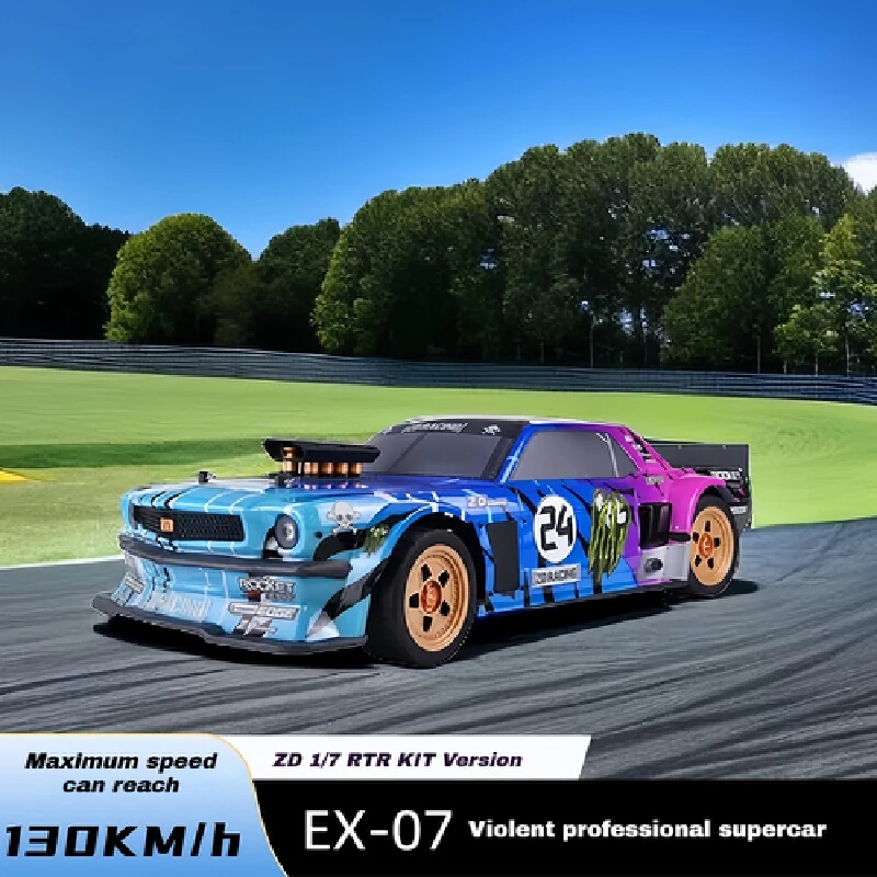 

ZD EX07 RC Car 1/7 Scale Supercar | Realistic Rally Racer with 6S Brushless Power | Ultimate RC Model & Gift for Hobbyists