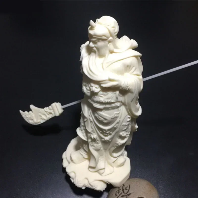 Horizontal knife Guan Gong Statue，decorative figures Resin Art Sculpture luxury home decor Room office accessories Free delivery