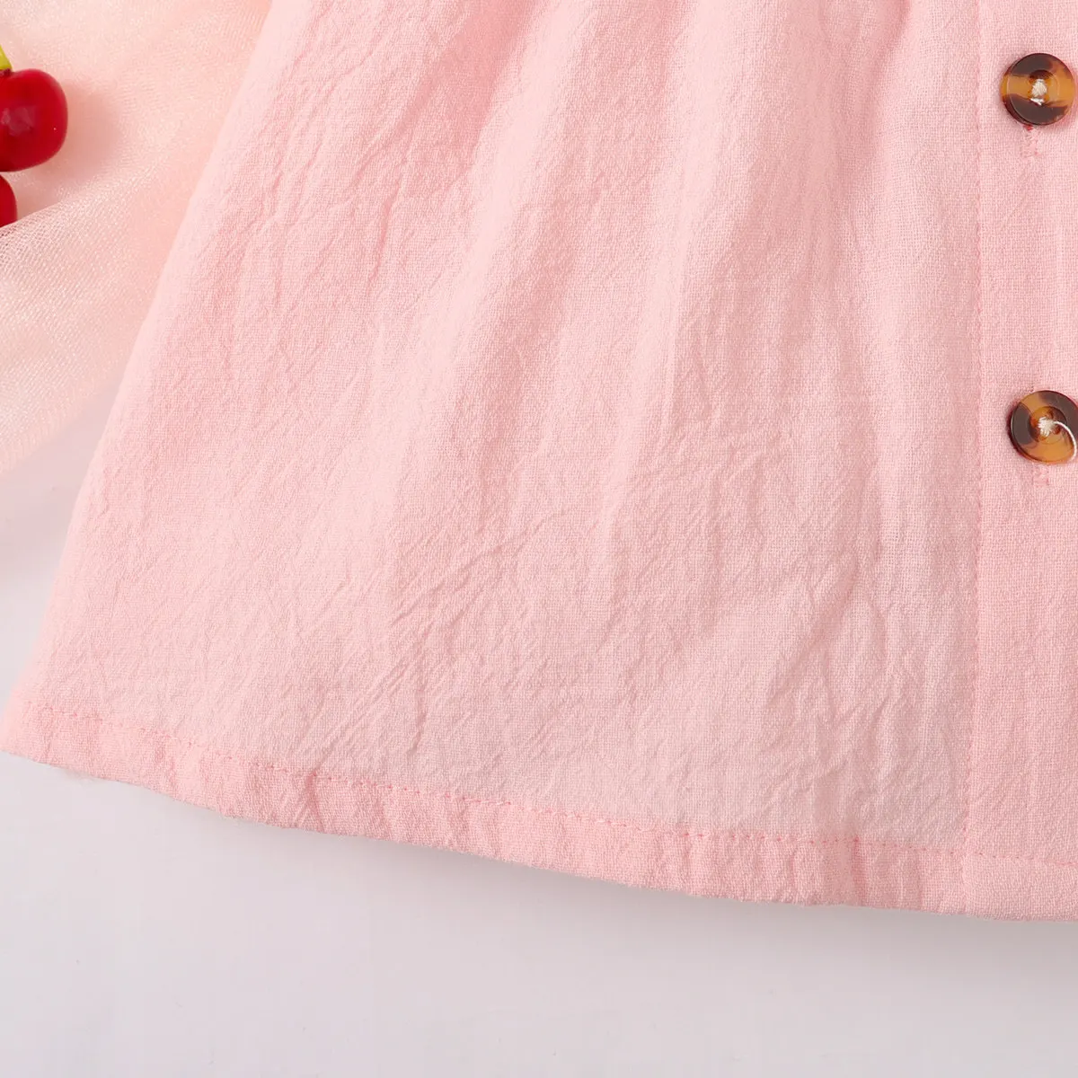 2PCS Baby Girl Pink Short Sleeve Dress with Cute Shoulder Bag Toddler Baby Princess Dress Summer Fashion Clothes for 3-24 Months