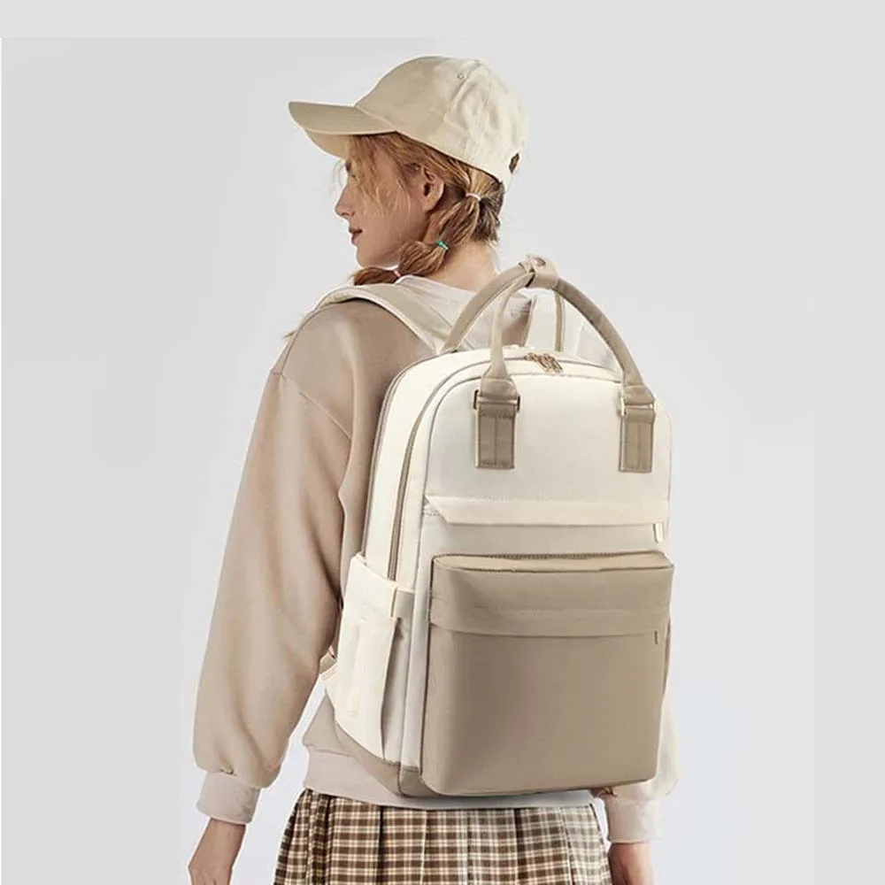 

Oxford Cloth Laptop Backpack 16 inch with USB Port Travel Daypack Fixed Webbing Polyester Large capacity School Bag Outdoor