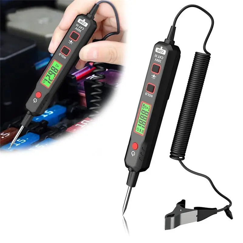 Superior-HT86A Circuit Tester Car Circuit Tester Buzzer 0.8V- 100V DC Car Fault Diagnosis& Repair Tool