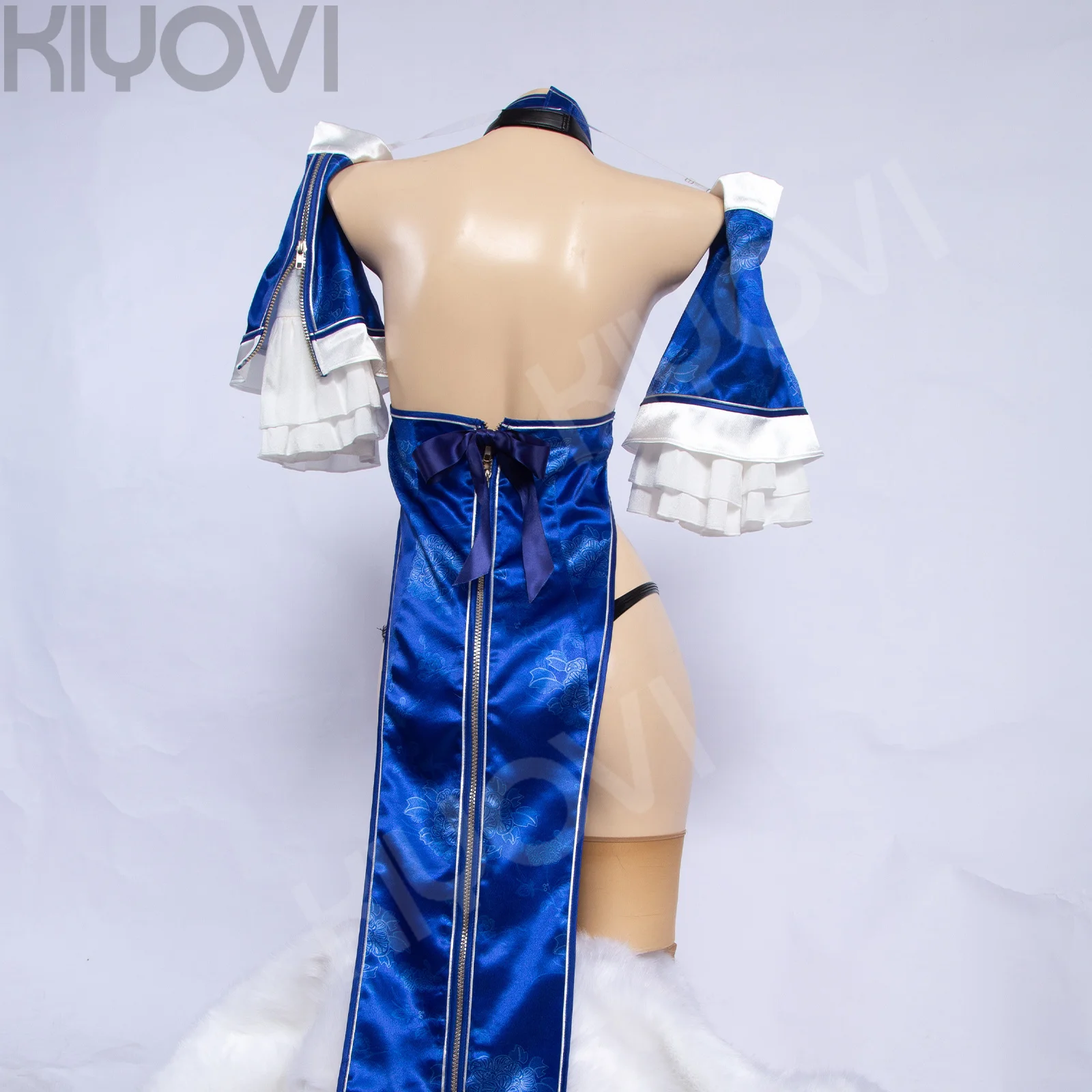 Azur Lane USS Anchorage Cheongsam sexy cosplay women high fork back zipper  costume fan art Cheongsam Sexy Dress female