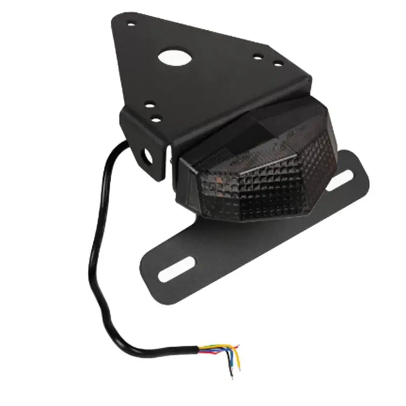

Motorcycle LED Tail Light License Plate Holder With Fender Eliminator Tail Tidy For Honda XR250R XR400R