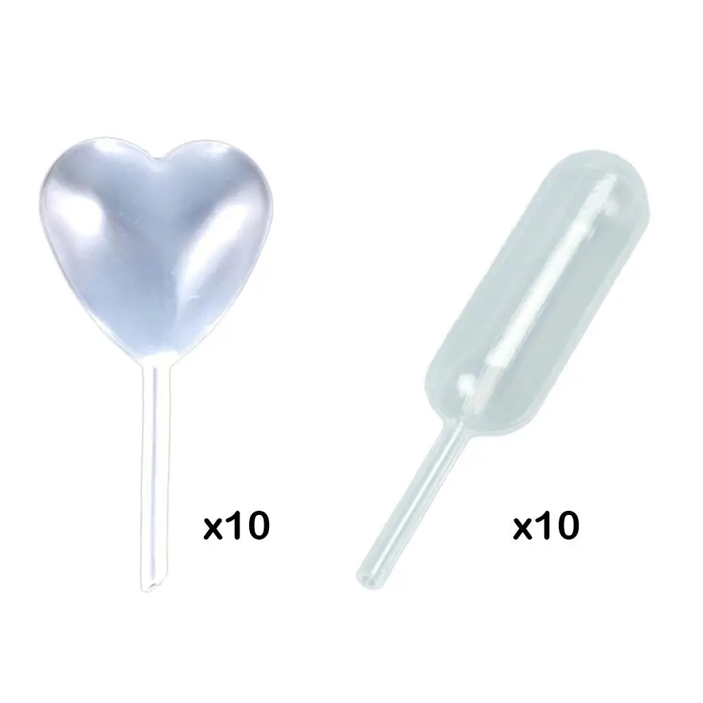 Mini pipetas de plástico para magdalenas, infusor líquido para decoración de mermelada y fresas