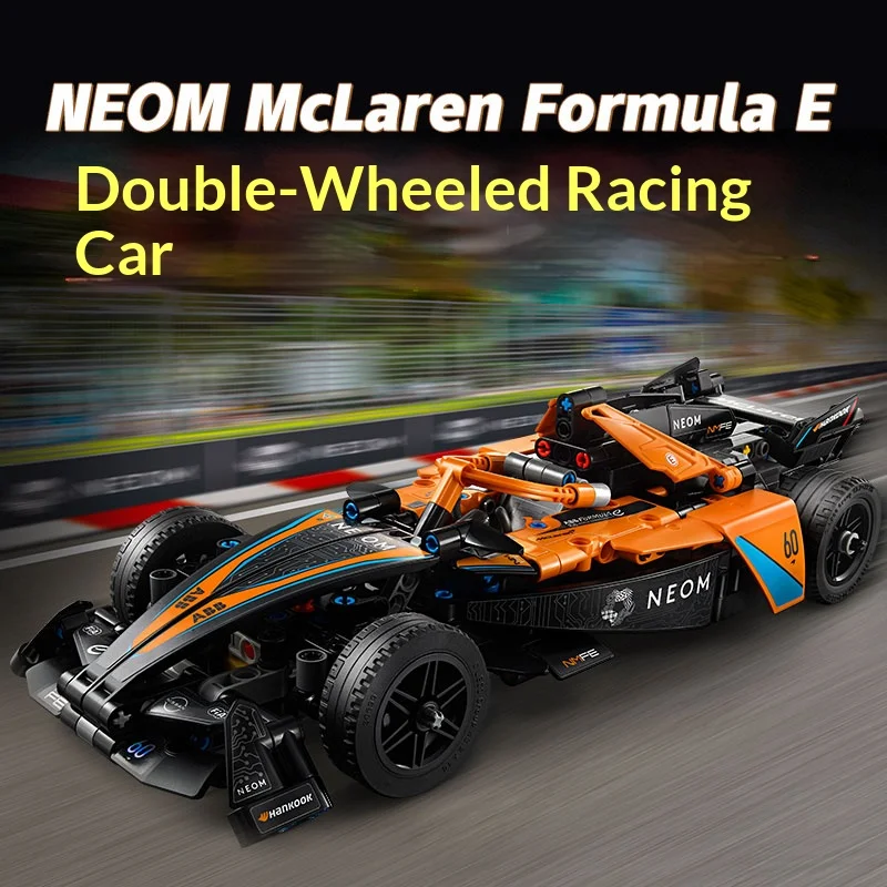 

Конструктор LEGO Technic 42169 NEOM McLaren Formula E Race Car с функцией отката назад, для мальчиков и девочек от 9 лет, подарок, 452 детали