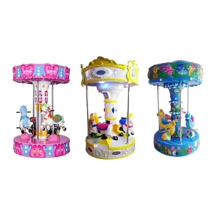 Coin Operated Amusement Park Kiddie Rides Carrousel Kiddie Rides