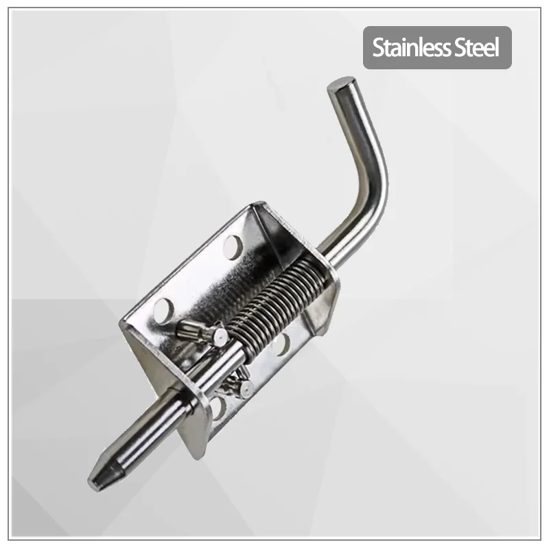 

Stainless Steel With Spring L-Shaped Telescopic Bolt Hinge Industrial Electrical Machinery Equipment Cabinet Door Hinge