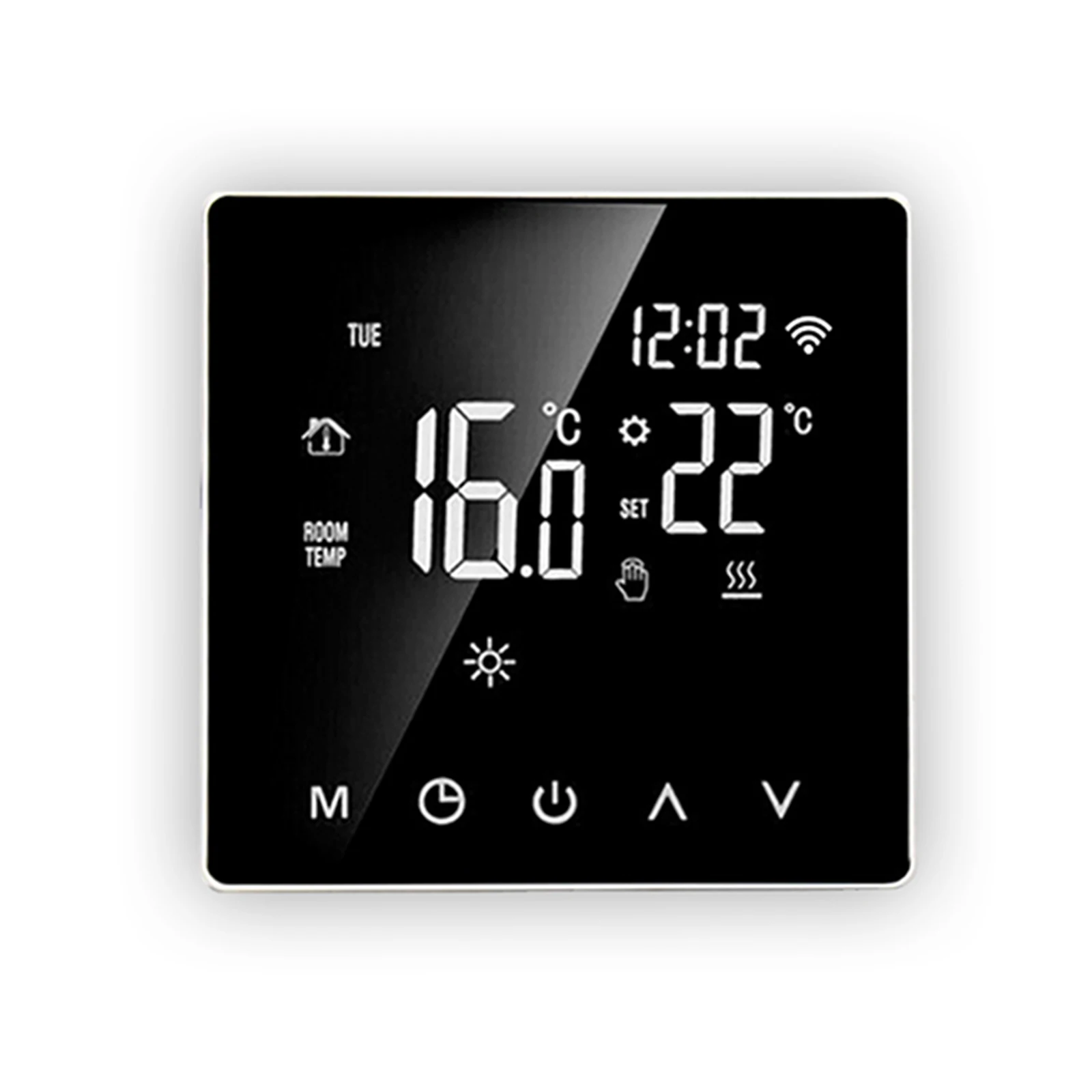 High Quality Replacement Heating Thermostat Heating Accessories WIFI Wall Mounted 3A 16A LCD Thermostat 110-230V AC