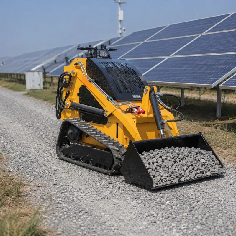 360 Rotating Function Compact Utility Loader Customized Euro5 Stable Track Drive Indoor Renovation Debris