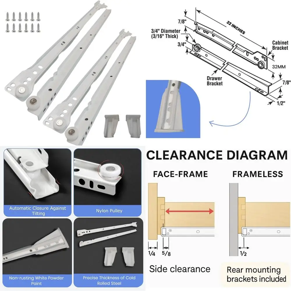 Gezichtsframe en frameloze kastglaasjes, 22 inch eurostijl, 10 stuks, capaciteit 75 lbs, koudgewalst staal, gepoedercoat