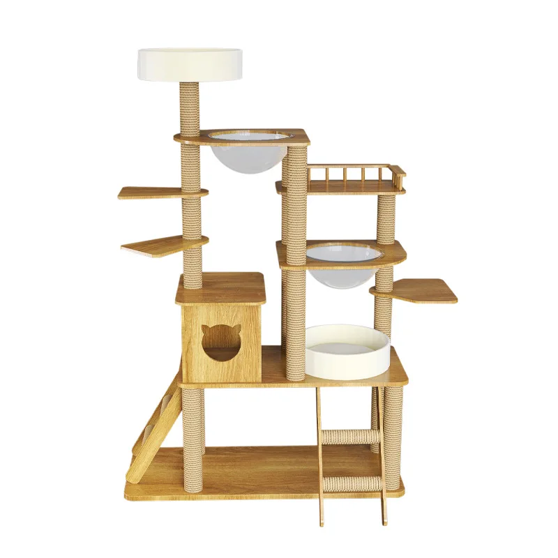 

New cat climbing frame, household, space capsule small apartment cat rack