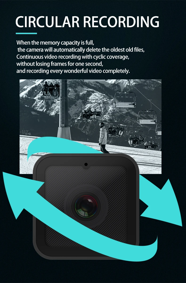 CS03 Mini Sport Camera 1080P HD Video Recorder IP67 Waterproof Body Micro Cam Night Vision WiFi Hotpot Motion Sensor Camcorder