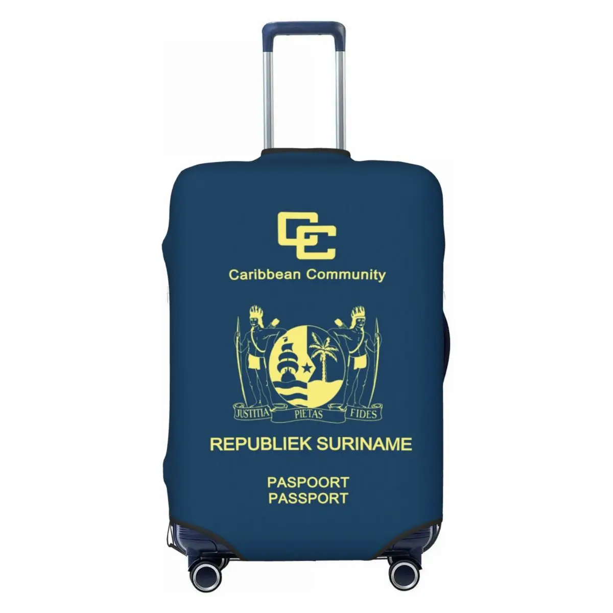 

Забавный чехол для паспорта Suriname, защитная крышка для багажа, пылезащитные чехлы для дорожных чемоданов