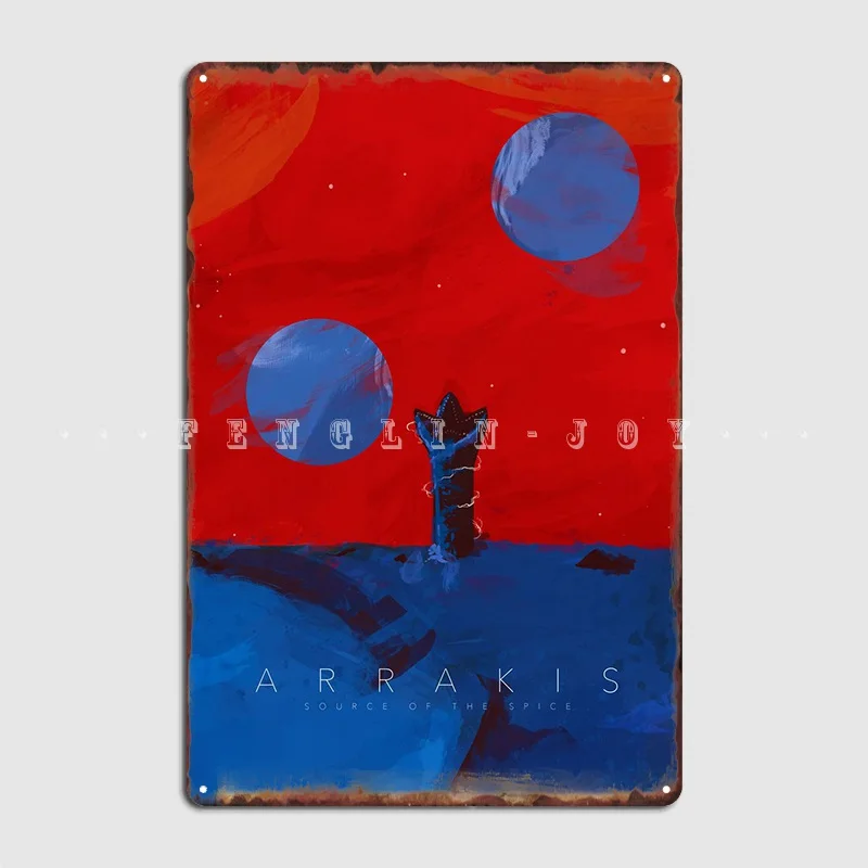 Arrakis, Source Of The Spice. Metal Plaque Poster Club Bar Create Club Poster Tin Sign Posters