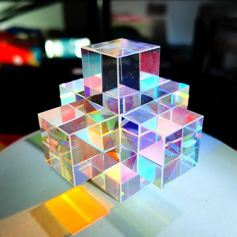 Sun Catcher Light Prism Decoração Ornamento Cubo Sunshine Flapper Cross Cristal Edição Limitada