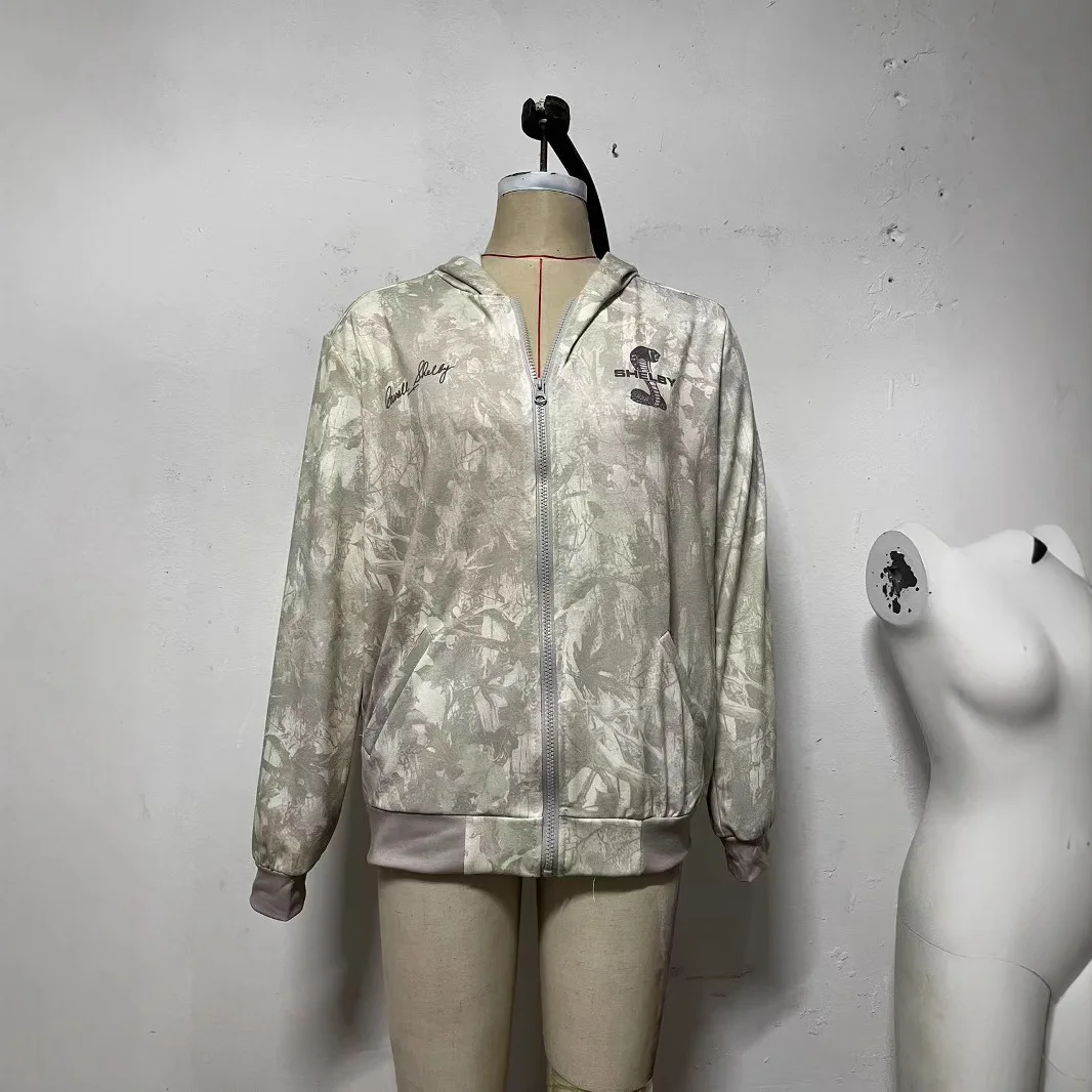 Autumn Winter Hooded Hoodies Women Casual Streetwear Zip Up Sweatshirts Long Sleeve Jackets Harajuku Y2K Crop Tops Hood Shirt