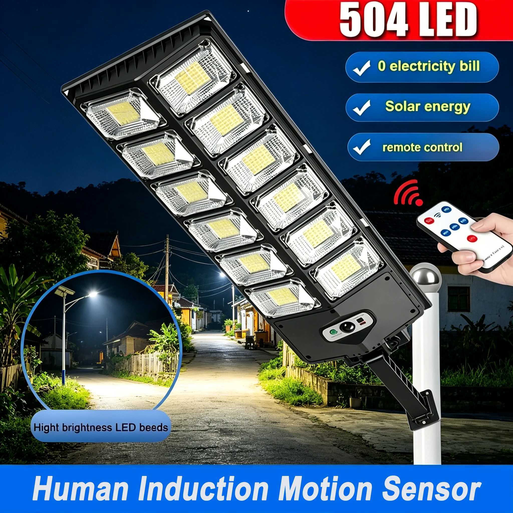 

Суперяркий светодиодный уличный солнечный светильник с датчиком движения и индукцией присутствия человека для освещения сада, двора, гаража