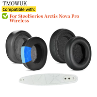Replacement foam Ear Pads pillow Cushion Cover for SteelSeries Arctis Nova Pro Wireless Gaming Headphone Headset EarPads