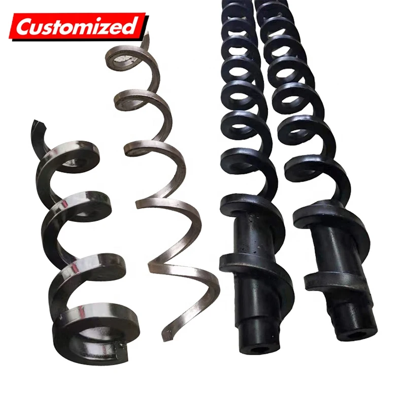 Factory Direct Spiral Auger Hollow Square Steel Screw Chip Conveyor Screw Shaft