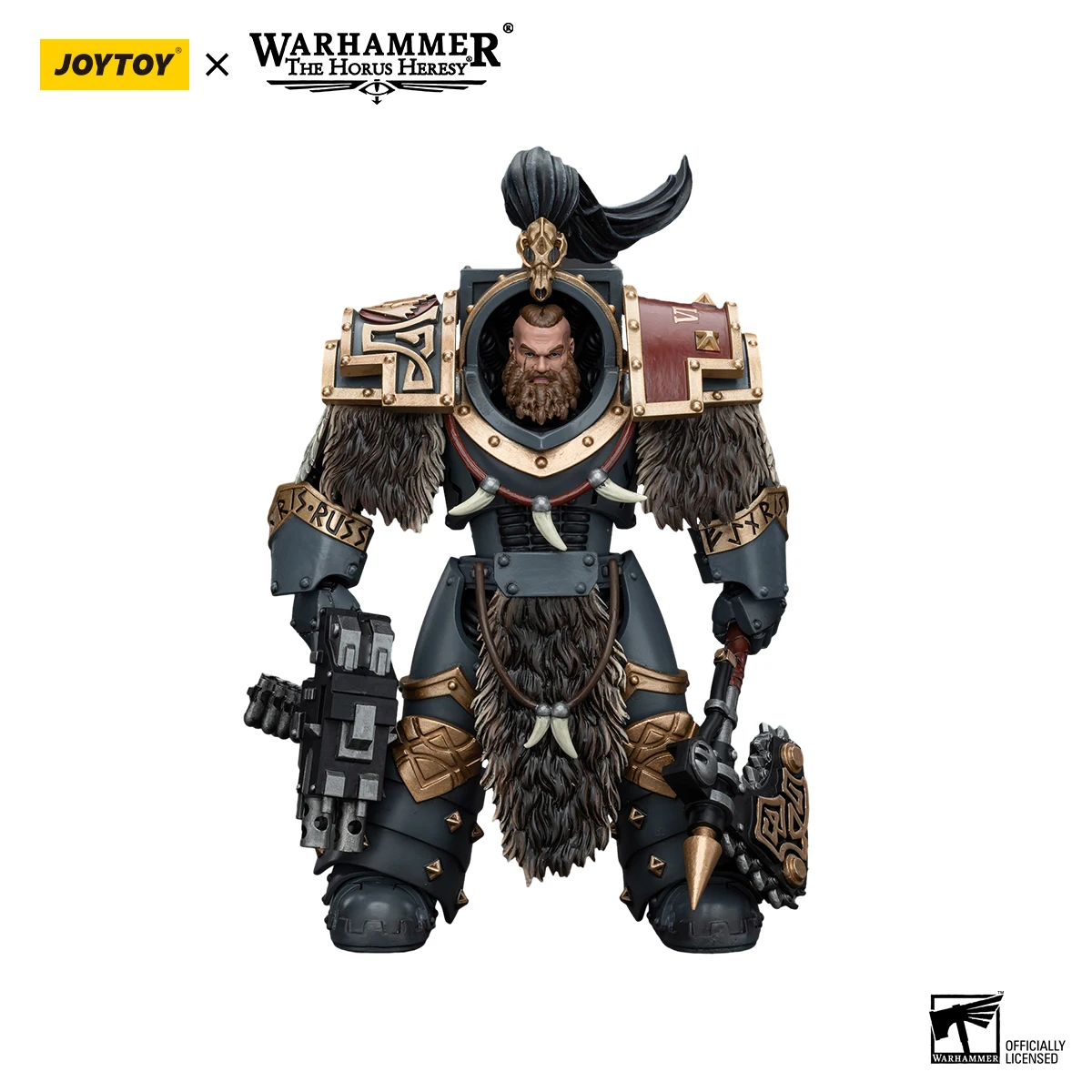 [IN STOCK]JOYTOY Warhammer 30K The Horus Heresy 1/18 Action Figure Space Wolves Varagyr Wolf Guard Squad Anime Model Toys Gift