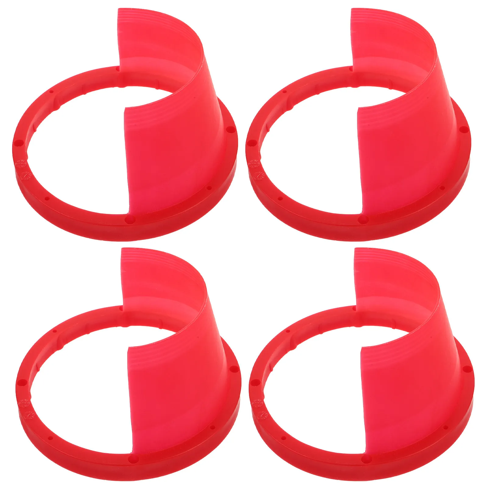 

4Pcs Waterproof Speaker Cover Set 6.5 Inch for Car Door Loudspeakers Weather Resistant Dust Cap Acoustic Baffle Car Audio