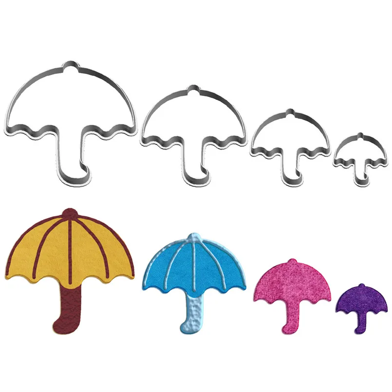 Four Specifications Cartoon Summer Beach,Large Parasols,Plastic Molds,Cake Fondant Tools,Cookie Sushi and Fruits Cutters