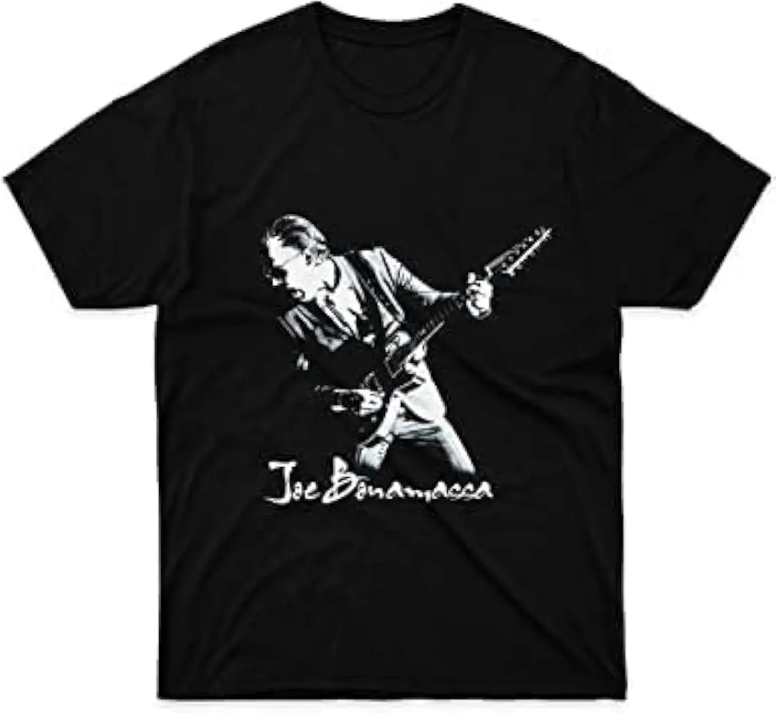 Generic Mens Womens Tshirt Joe Cotton B.o.n.a.m.a.s.s.a Unisex 1 Apparel Music Costume Guitarist Shirt Blues Tee Guitar for