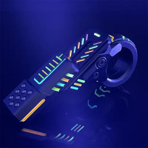 Alloy Zoom Ratchet Wheel Fidget Ring EDC Fidget Spinner Handspinner Vuxna Fidget Leksaker ADHD Verktyg Stresslindrande Leksaker 10 best sales fidgethjul - №6