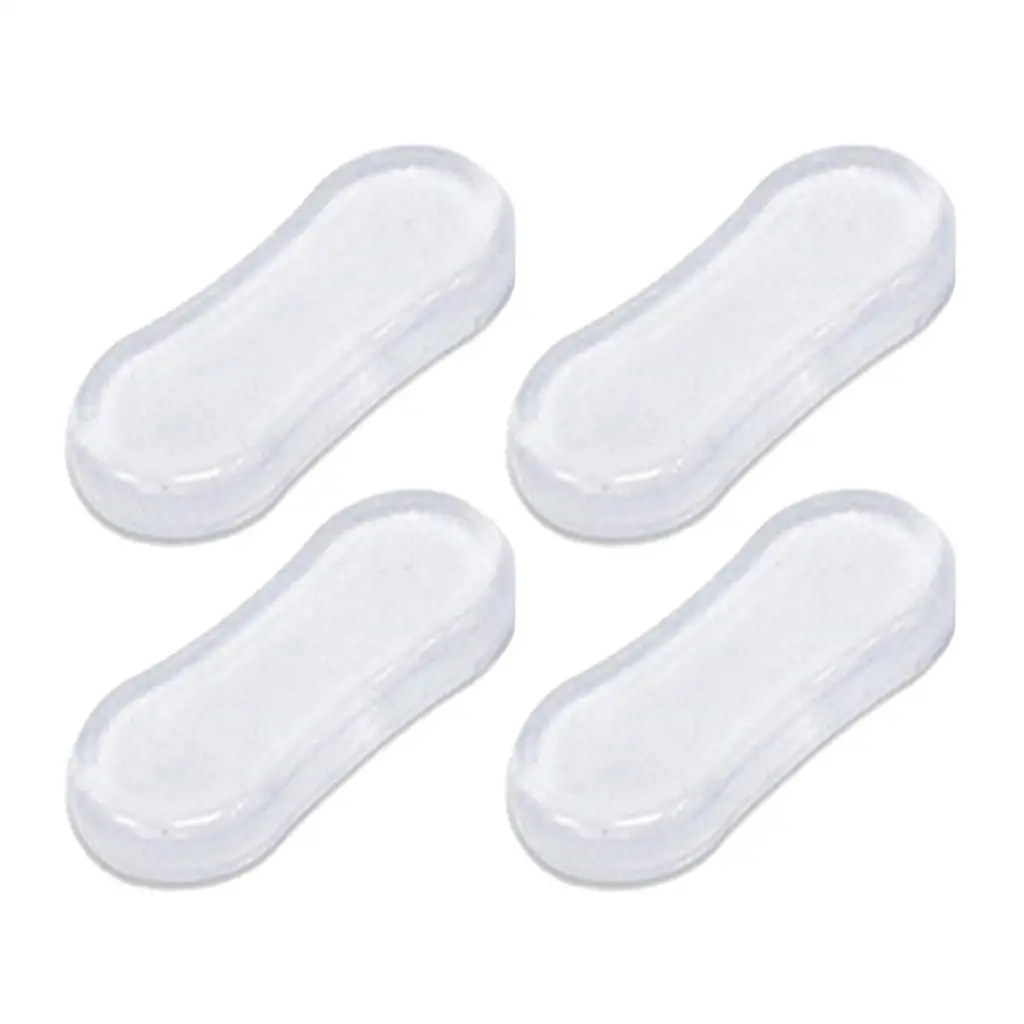 Set of 4 Universal Bidet Toilet Seats Lid Bumpers Spacers Strong Adhesive