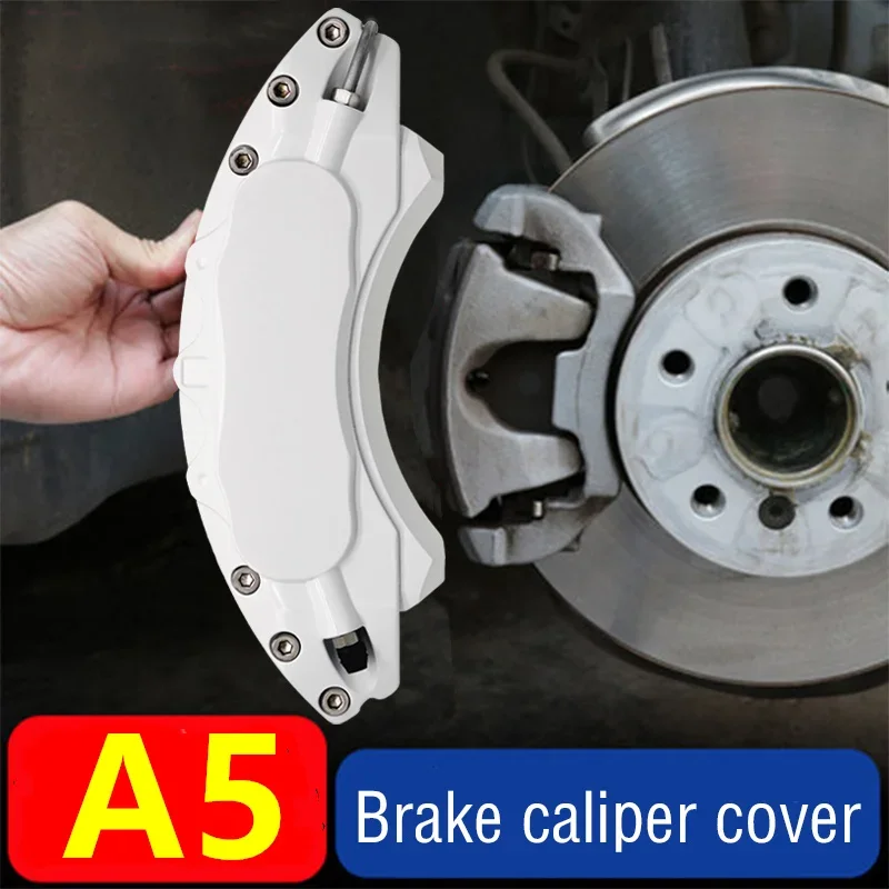 For Audi A5 Car Brake Caliper Cover Aluminum Metal Fit 3.2 Coupe Quattro 2008 2.0 TFSI Sportback 2009 2010 