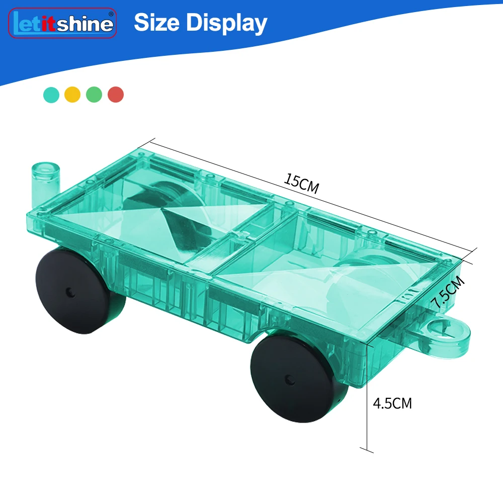 Coches para azulejos magnéticos, juguetes, modelo de vehículo, tren magnético, camión, rueda, bloques de construcción, educación Montessori, niños, niñas