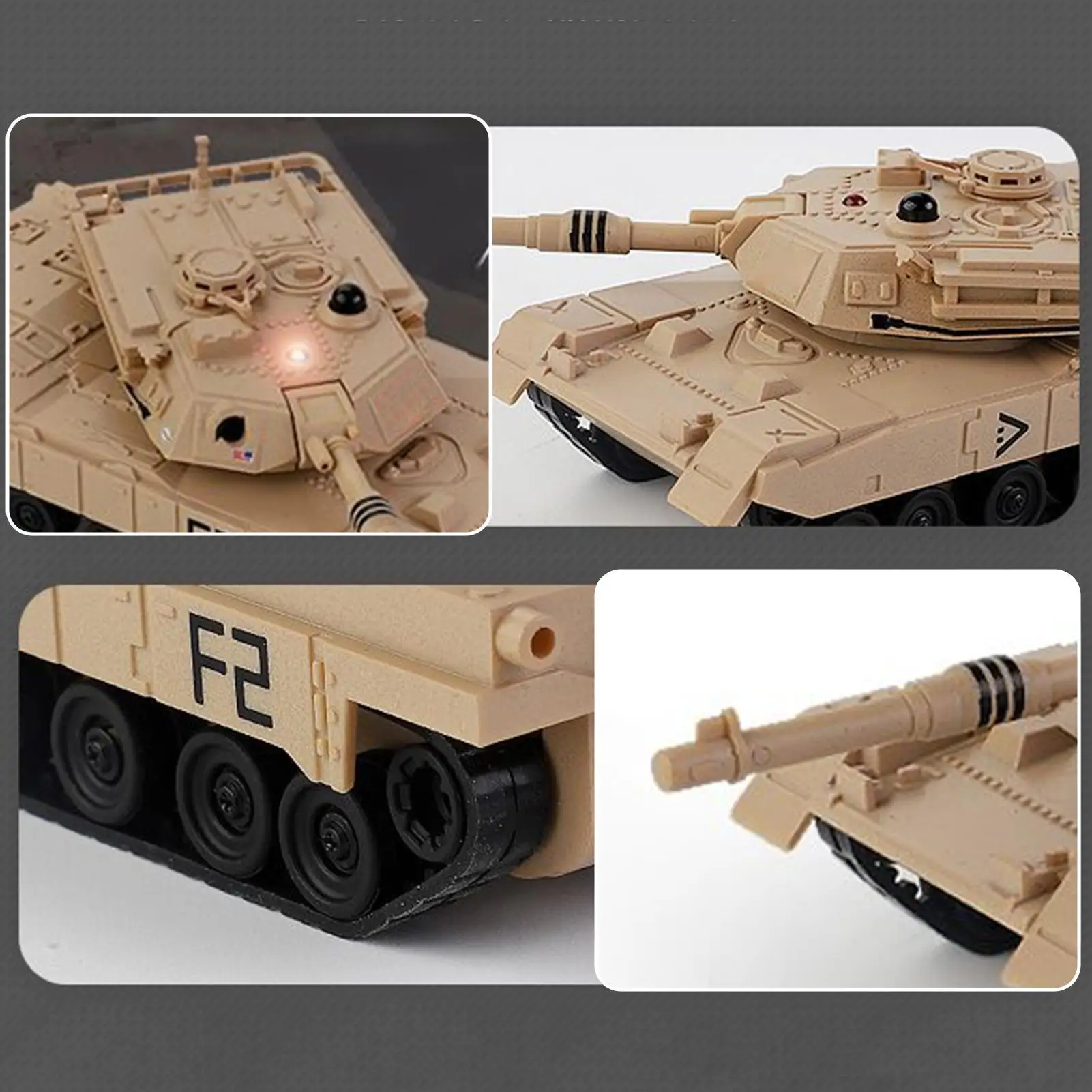 Rc Tanks 2.4Ghz Modello di Auto Modello Ricaricabile Con Rotazione di 360 Gradi Per Hobby Gara di Corse Gioco All'aperto Bambini Adulti Ragazze Ragazzi