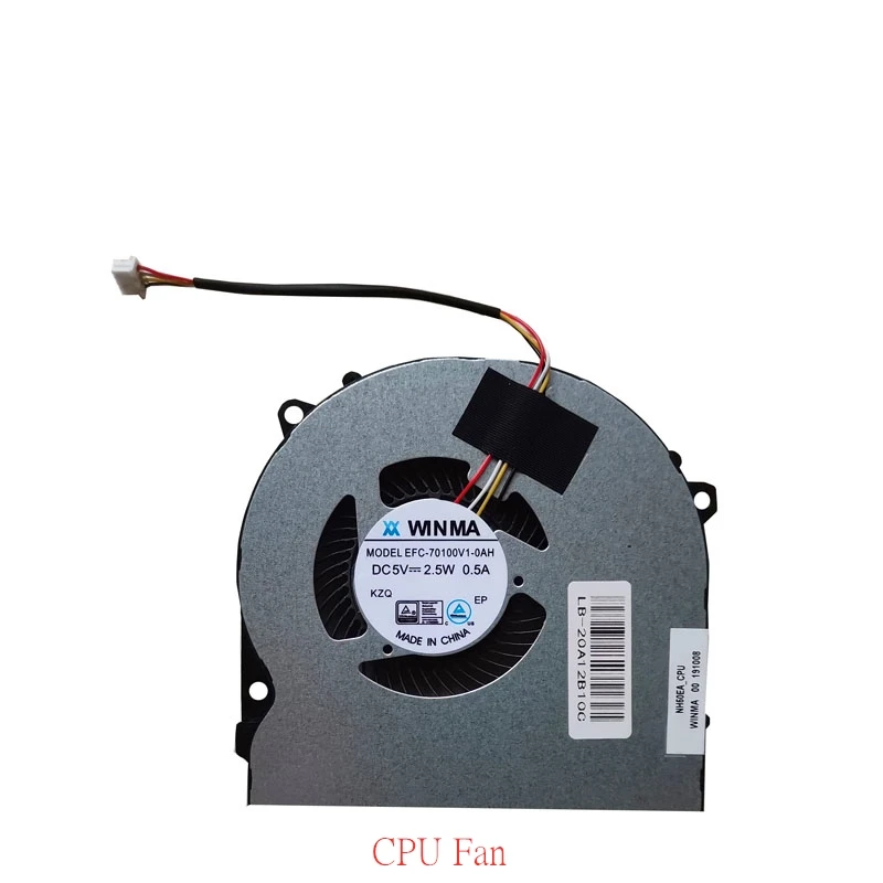 New Original Laptop Cooling Fan For Clevo NH50EA NH50RA NH55RA EFC-70100V1-0AH EGC-77100v1-0AH Fan T58-VB 911ST 6-31-NH5E2-202