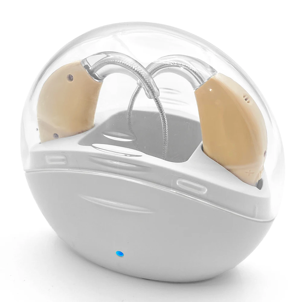 充電式補聴器ワイヤレスポータブル-bte-高齢者補聴器磁気充電サウンドアンプ