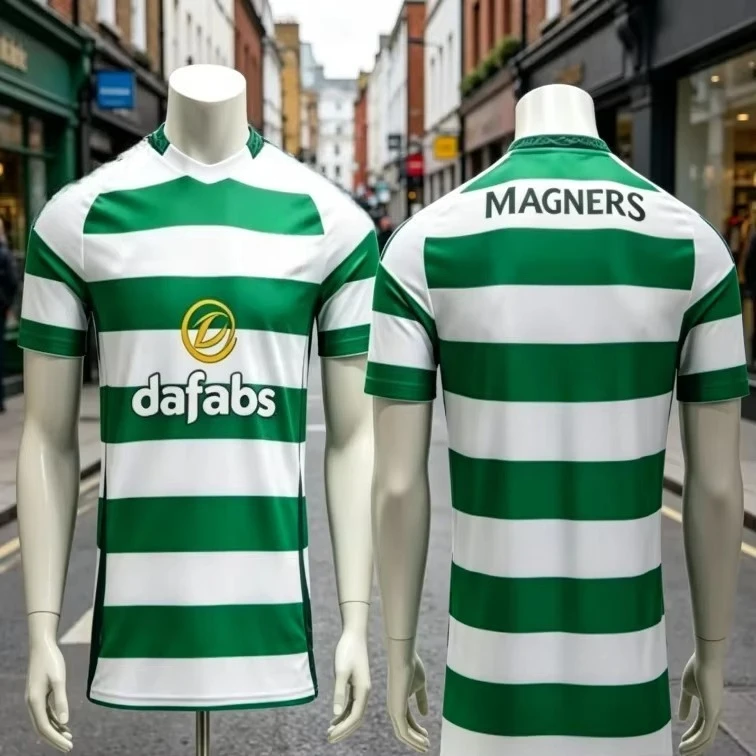 Camisa de Futebol 2026 Celtic (Casa e Fora) - Respirável e Confortável para Futebol ao Ar Livre - Camiseta Família e Infantil