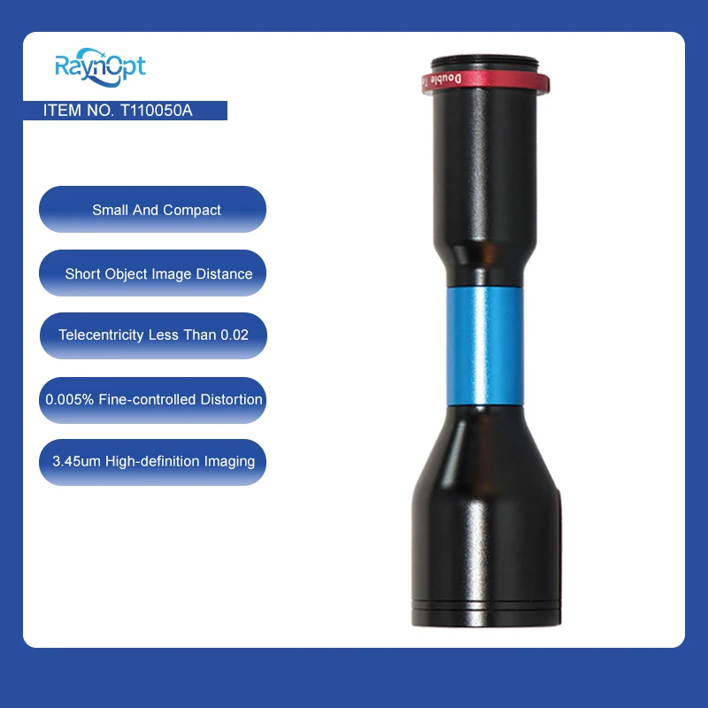 2026 new 0.5x magnification WD110mm mount supports 2/3 inch camera lens for high-precision visual inspection view 4